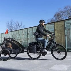 XLC Remorque Enfant Mono S 20" Anthracite Beige -magasin de vélo 3092000705 xlc remorque enfant duo s 20 gris beige anthracite 2 2x