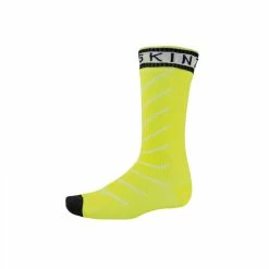 SealSkinz Chaussettes Longues Imperméables Hydrostop Jaune -magasin de vélo 6051 sealskinz sthin promid jaune 3 2x