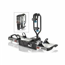 XLC Porte-vélo Azura Easy CC-C06 Pliable, Pour 2 VAE (NON Basculant )