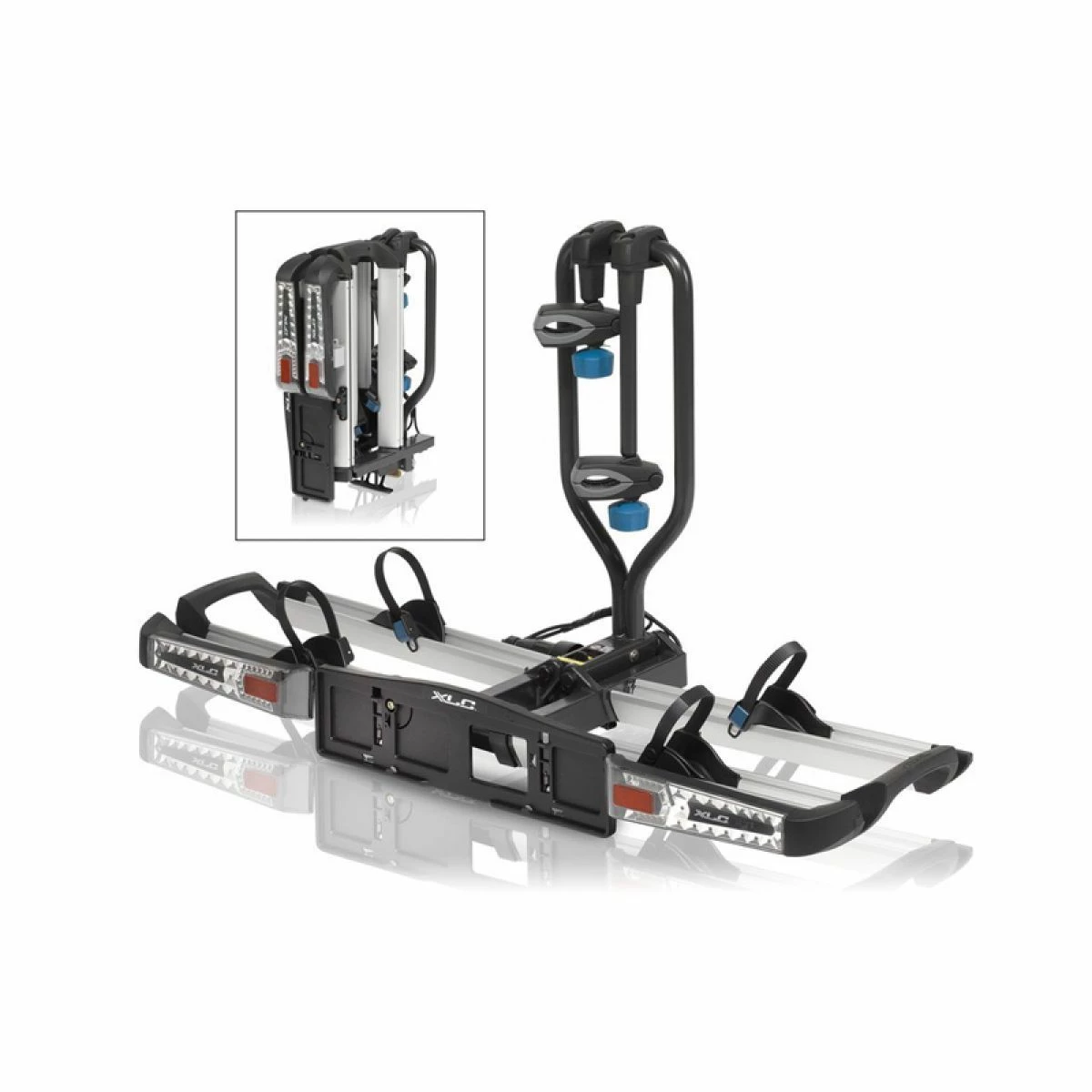 XLC Porte-vélo Azura Easy CC-C06 Pliable, Pour 2 VAE (NON Basculant ) 3 XLC Porte-vélo Azura Easy CC-C06 Pliable, Pour 2 VAE (NON Basculant )