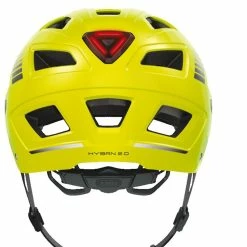 ABUS Casque Hyban 2.0 Jaune Fluo -magasin de vélo ca86910 abus casque hyban 2 0 jaune fluo 3 2x